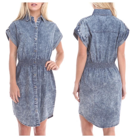 washed denim dress